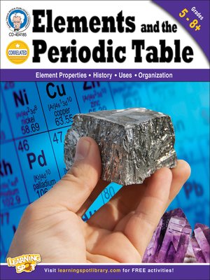 cover image of Elements and the Periodic Table, Grades 5 - 8